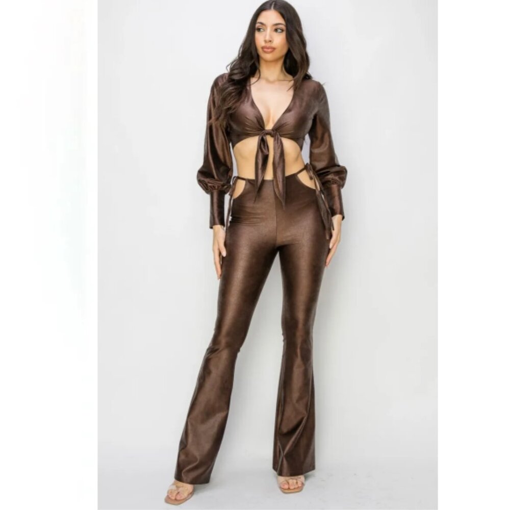FASHION NOVA GET ATTENTION PANT SET 2 PC XS-3X